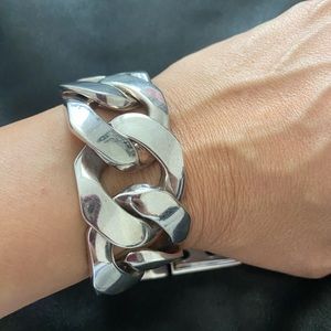 Hermes Silver Sellier Buckle 5 Links